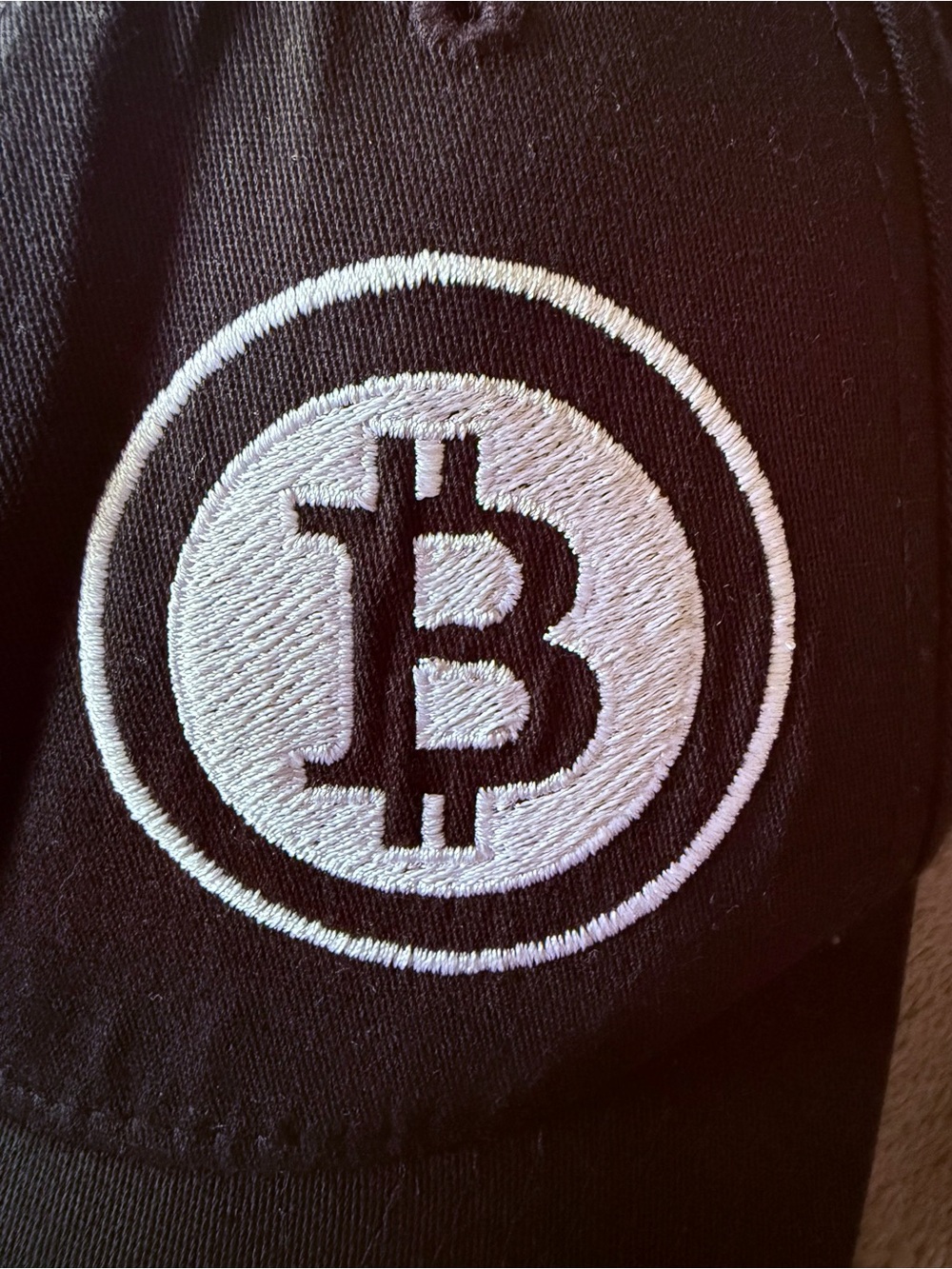 Bitcoin Embroidered Port Authority Baseball Cap #Bitcoin #Crypto